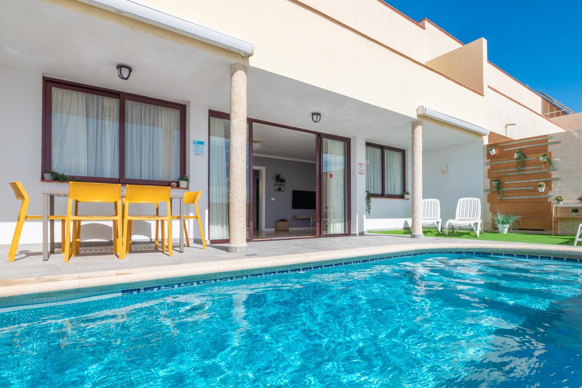 Casa Los Tejales With Climatized Private Pool El Médano المظهر الخارجي الصورة